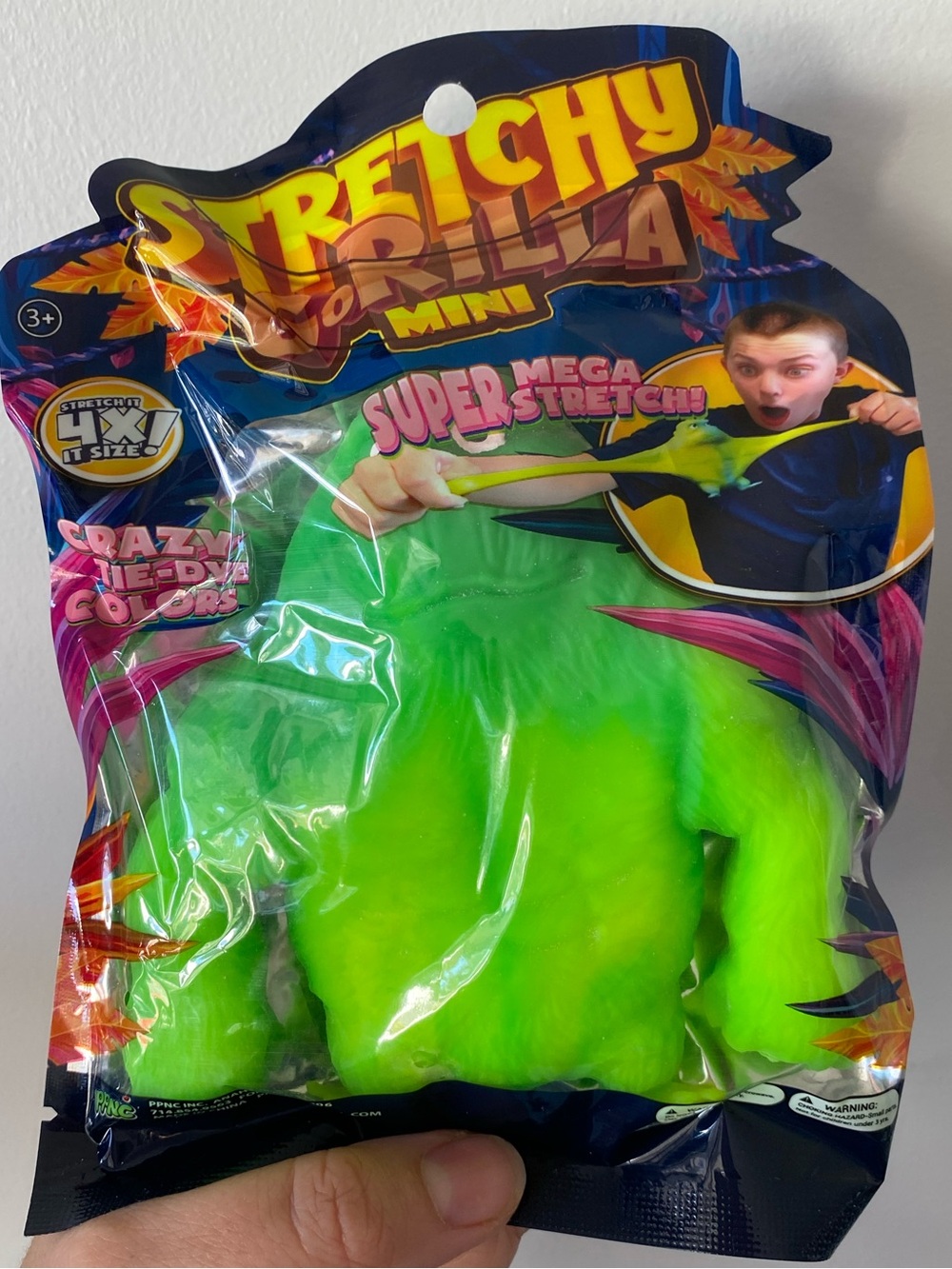 PPNC Stretchy Gorilla Mini Squishy Toy NEW GREEN